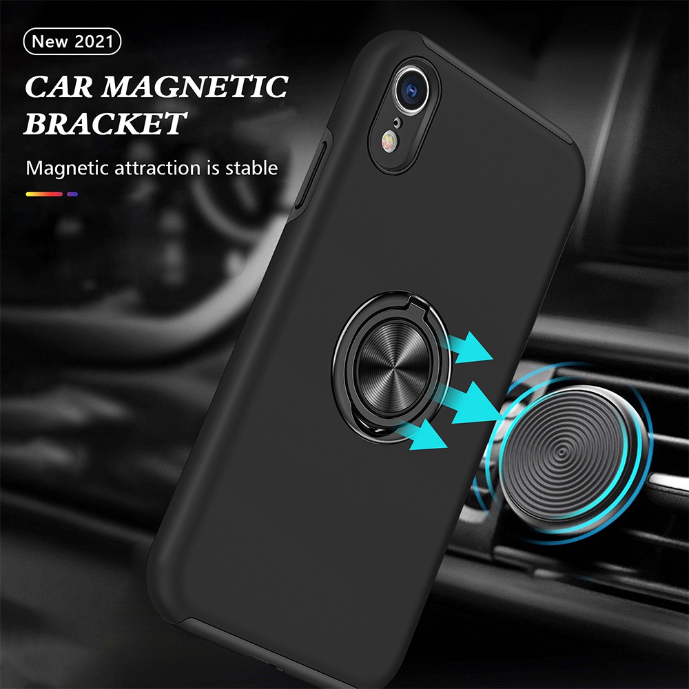 IPhone XR magnetic ring case