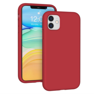 IPhone 11 red silicone case